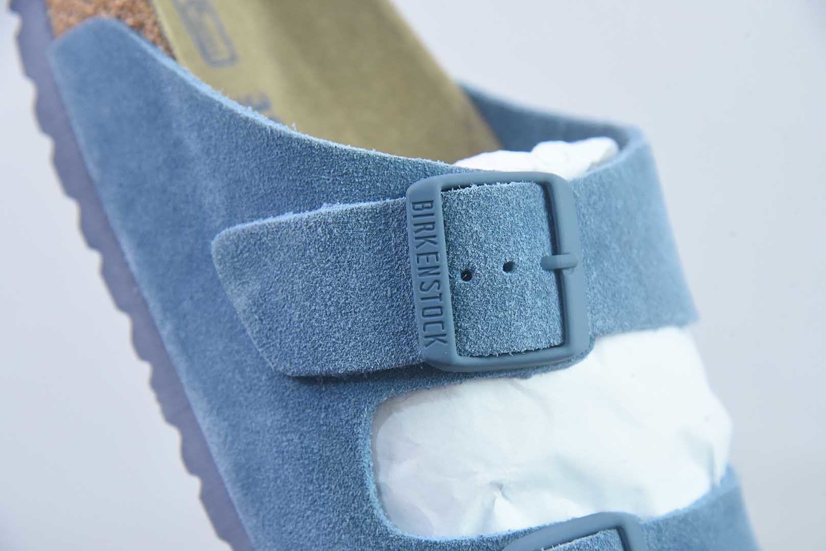 Birkenstock Boston 博肯/勃肯 系列上架 牛皮绒面革平底复古软木休闲鞋 二字拖鞋 纯原版本 实拍细节图