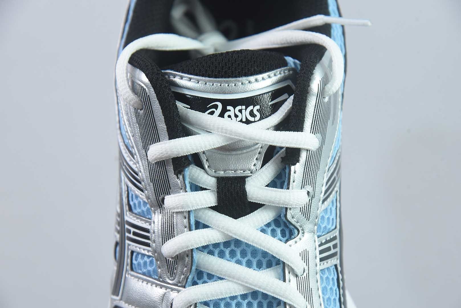 总裁纯原 Asics 亚瑟士 GEL-Kayano 14 低帮运动休闲跑步鞋 银蓝 货号:1203A537-400 实拍细节图