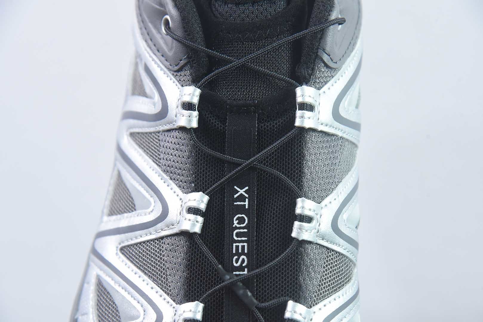 Salomon XT-Quest ADV "Beige" 萨洛蒙 探索者系列户外越野跑鞋  黑银 货号: 491716/45 纯原版本 实拍细节图