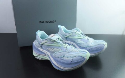 巴黎世家26代 Balenciaga巴黎世家 Jet 压纹印花 圆头厚底4.25cm 低帮 老爹鞋 米色 货号：872640 WMRTN 9191纯原版本 主图