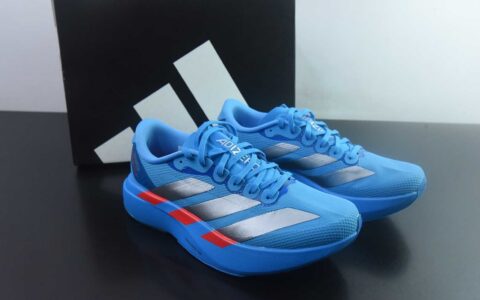 阿迪达斯 Adidas Adizero Evo SL ATR 阿迪 马拉松竞速跑步鞋/蓝银色 货号 纯原版本 货号：JR2023