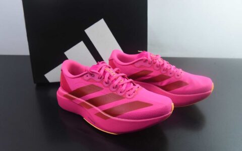 阿迪达斯 Adidas Adizero Evo SL ATR 阿迪 马拉松竞速跑步鞋/粉色 货号 纯原版本 货号：KI6902