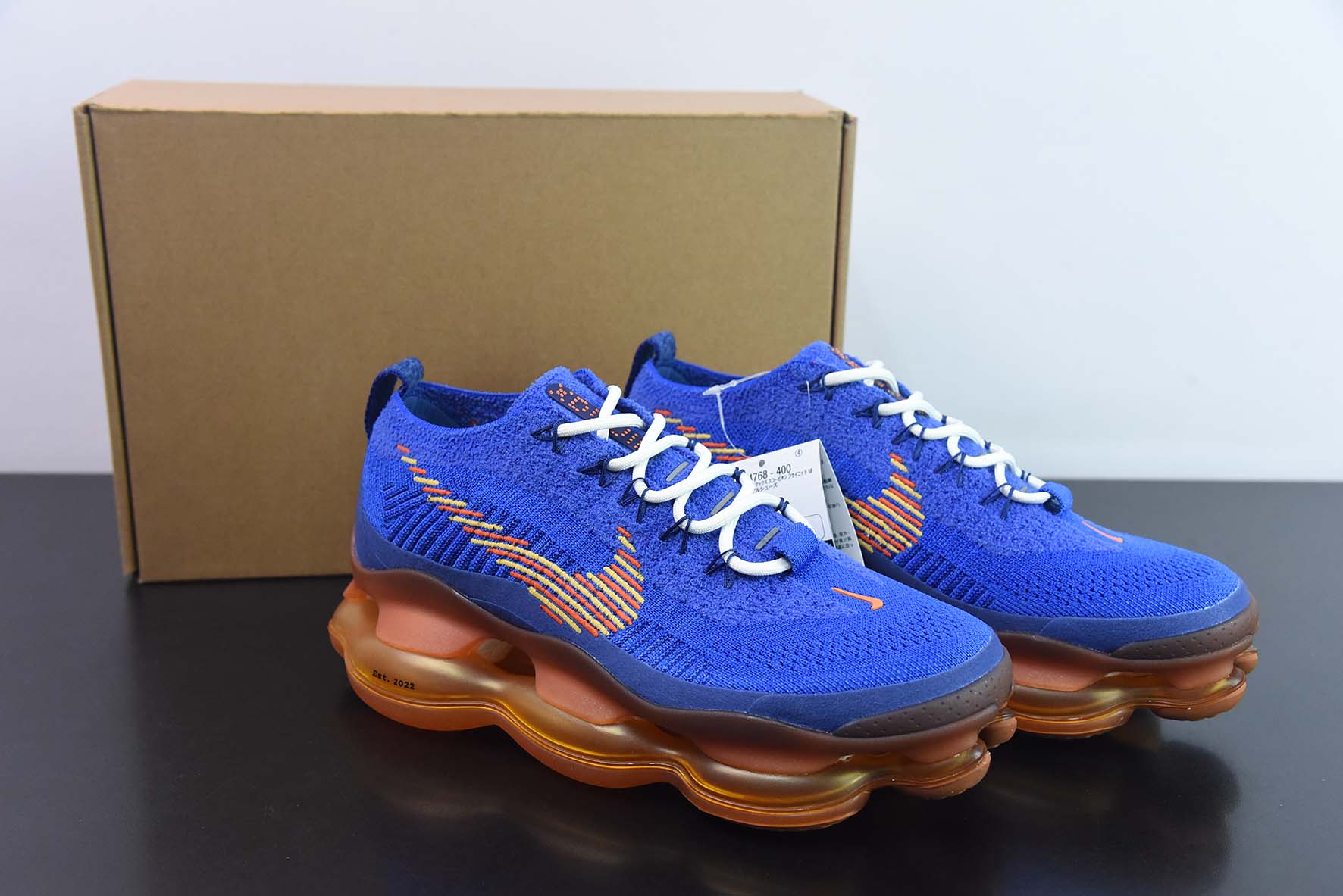 耐克 Nike Air Max Scorpion Flyknit 天蝎座系列2022款超级 纯原版本 货号:DX4768-400 主图