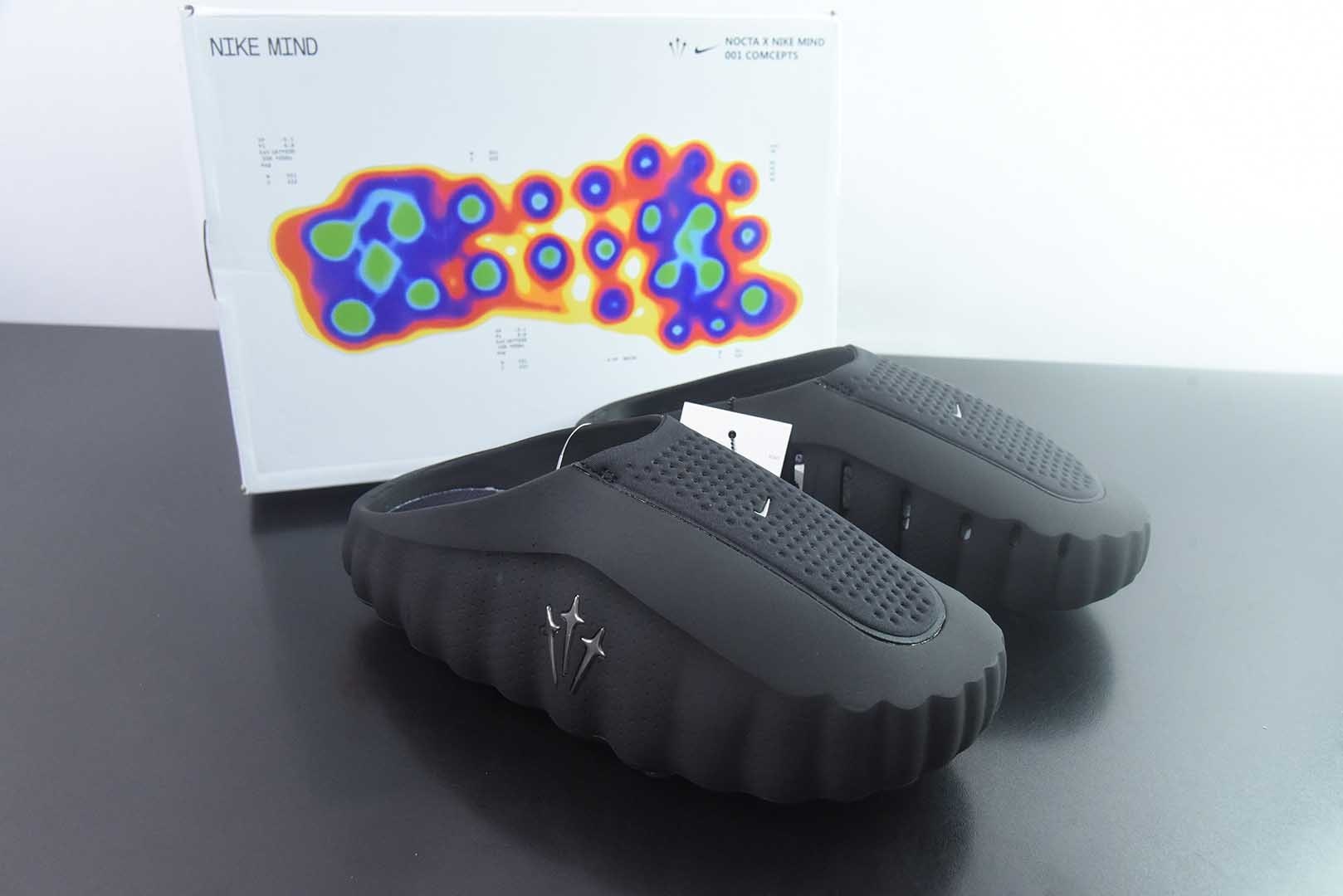 S2纯原版本NOCTA x 耐克 NIKE MIND 001 Drake热卖 克罗心 黑色 纯原版本 货号：HY5028-200 主图