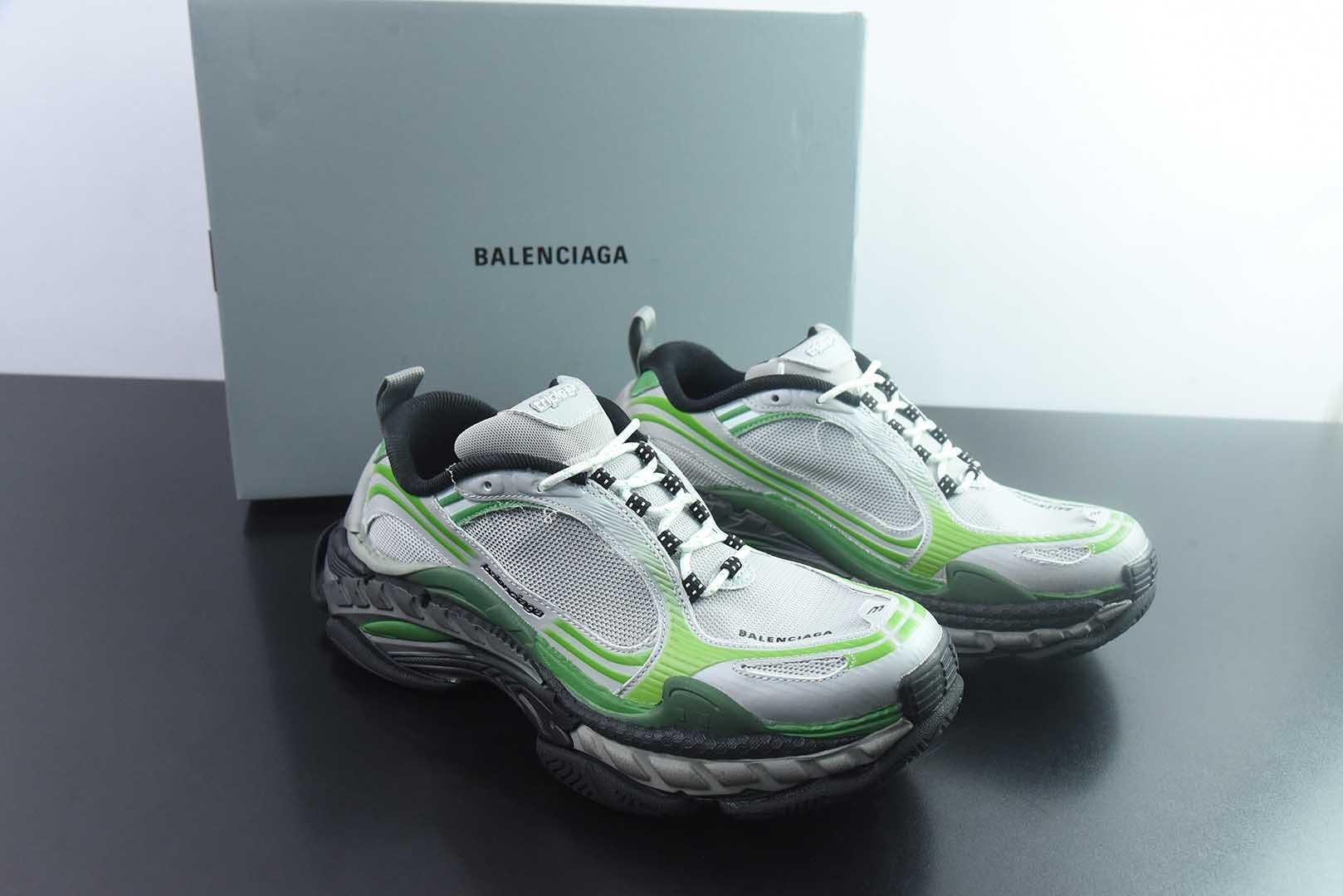 I8版 Balenciaga 巴黎世家 二十四代 Triple S .2 厚底系带 低帮老爹鞋 纯原版本 货号：865849WTRS21133 主图