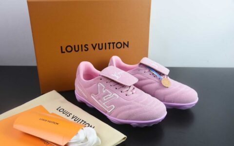 纯原 LOUIS VUITTON Footprint Soccer LV 皮革 2025春夏男士系列圆头系带低帮生活休 纯原版本 主图
