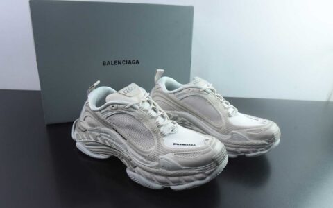 Balenciaga巴黎世家 Triple S .2 Gradient 做旧效果印花标识 厚底系带 低帮 老爹鞋灰色 35-46 纯原版本 主图