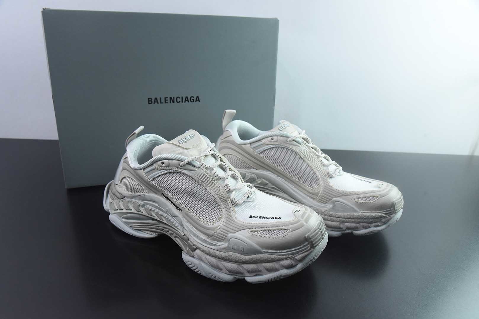 Balenciaga巴黎世家 Triple S .2 Gradient 做旧效果印花标识 厚底系带 低帮 老爹鞋灰色 35-46 纯原版本 主图