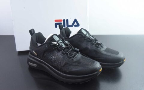 FILA斐乐 PEBBLE SANDAL 时尚潮流 舒适透气 复古系列 纯原版本 货号：A12M621205FBK 主图