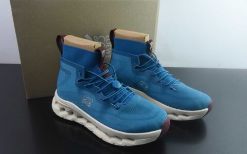 Loewe x On昂跑 Cloudtilt High 罗意威 联名轻量高帮运动 纯原版本 货号：L929282X43 8653 主图