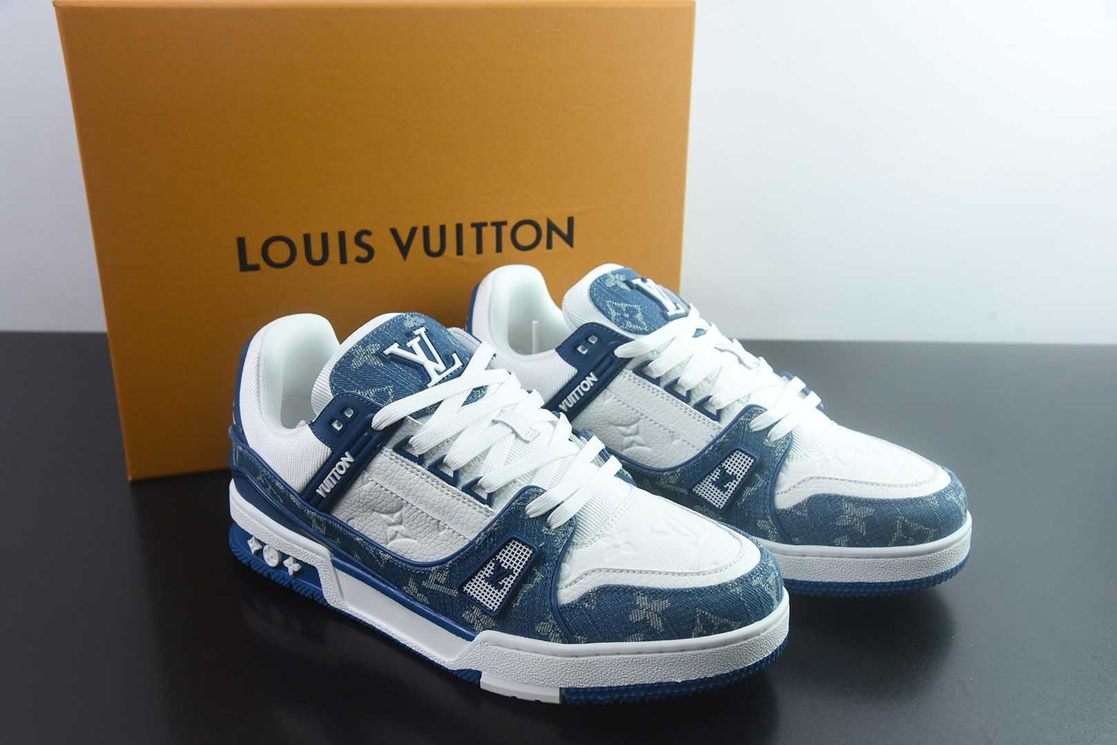 Louis Vuitton 路易威登 LV Trainer 蓝白牛仔 35-46 纯原版本 主图