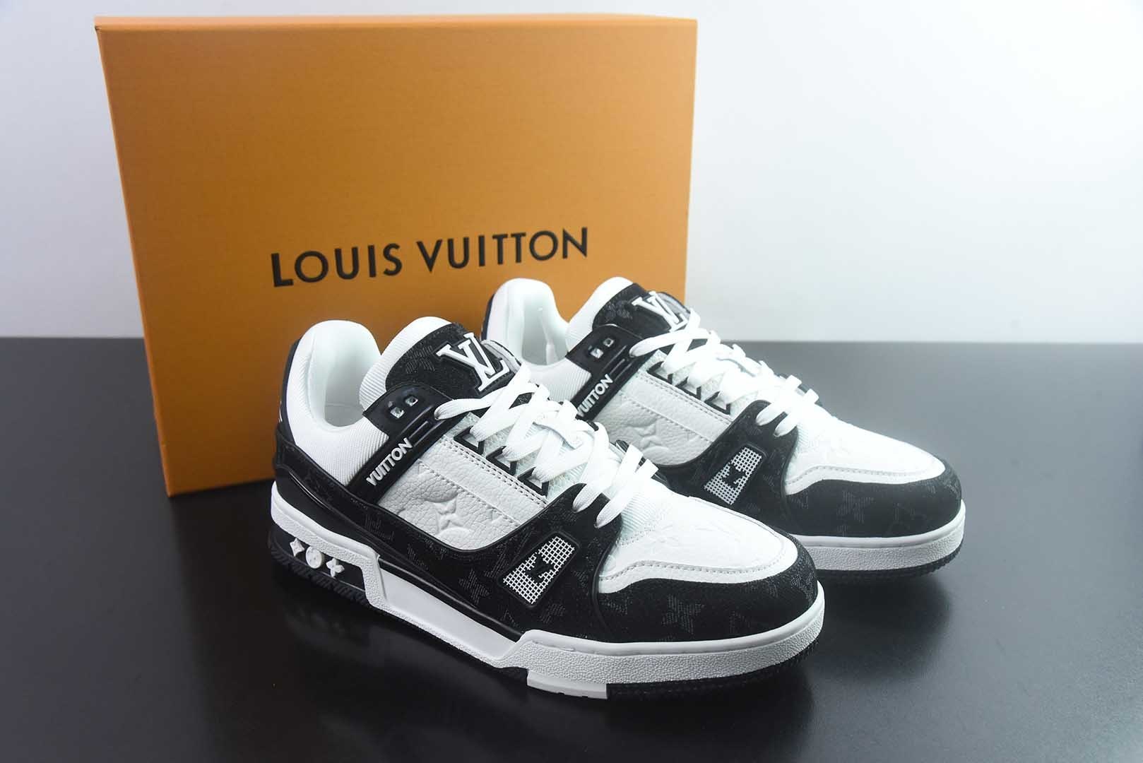 Louis Vuitton 路易威登 LV Trainer 黑白牛仔 35-46 纯原版本 主图