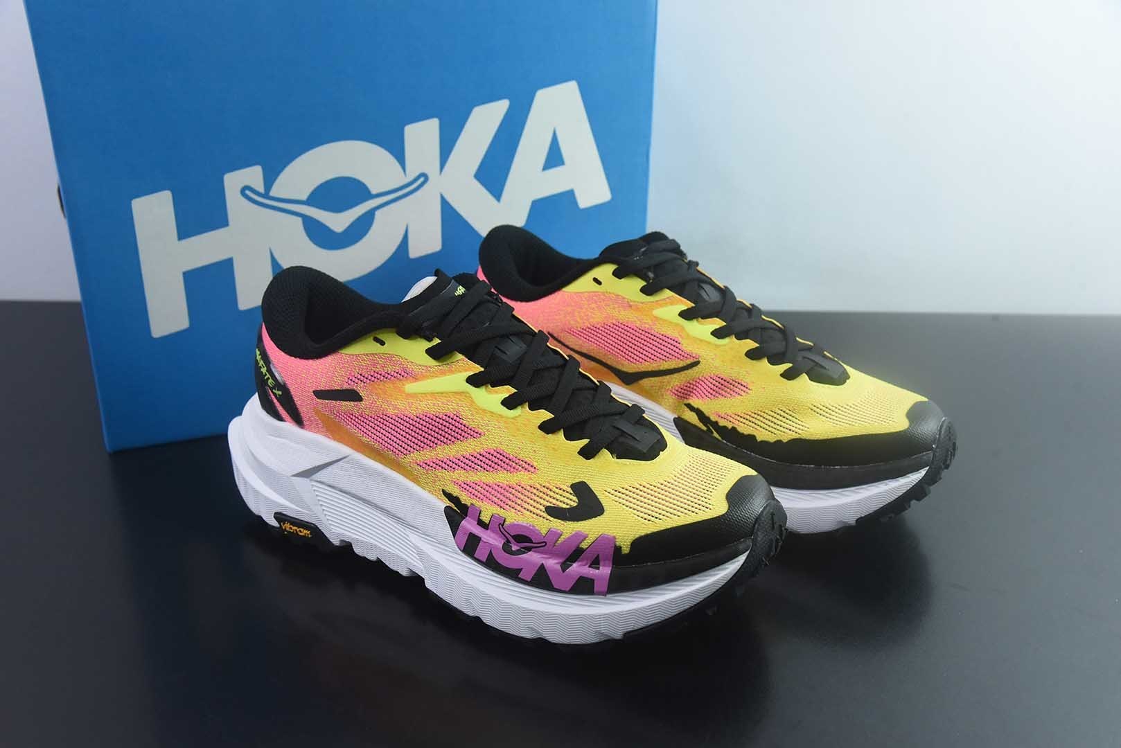 Hoka Mafate X 马法特厚底轻量山地跑步鞋 低帮专业越野跑步鞋 实拍首发 纯原版本 货号:1161990 主图