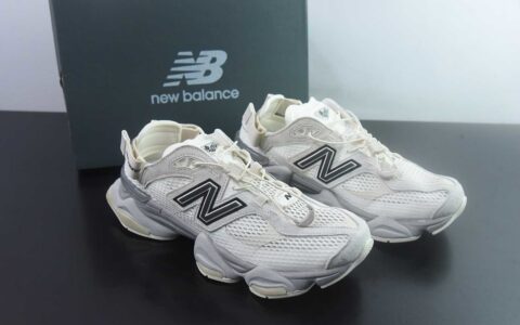 纯原版/C版 新百伦系列 NB9060一脚蹬穆勒凉拖鞋米白棕 凉鞋 半拖 纯原版本 货号：U90609IH 主图