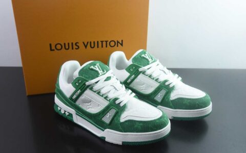Louis Vuitton 路易威登 LV Trainer 白绿牛仔 35-46 纯原版本 主图