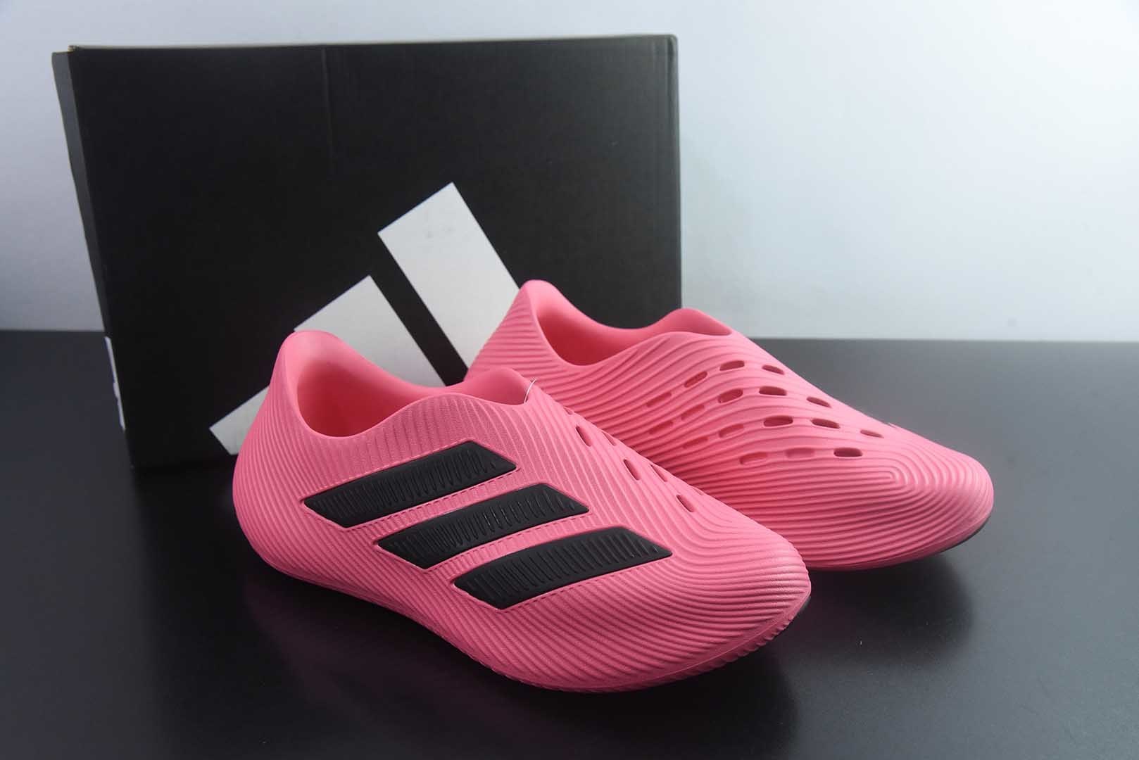 阿迪达斯 adidas Purechill 舒适贴合 生活休闲鞋 男女同款 货号：白黑KI0065纯原版本 主图