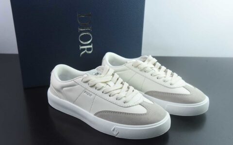 X1版本东莞纯原 Dior 迪奥B101 德训休闲时装板鞋 全灰麂皮款 主图