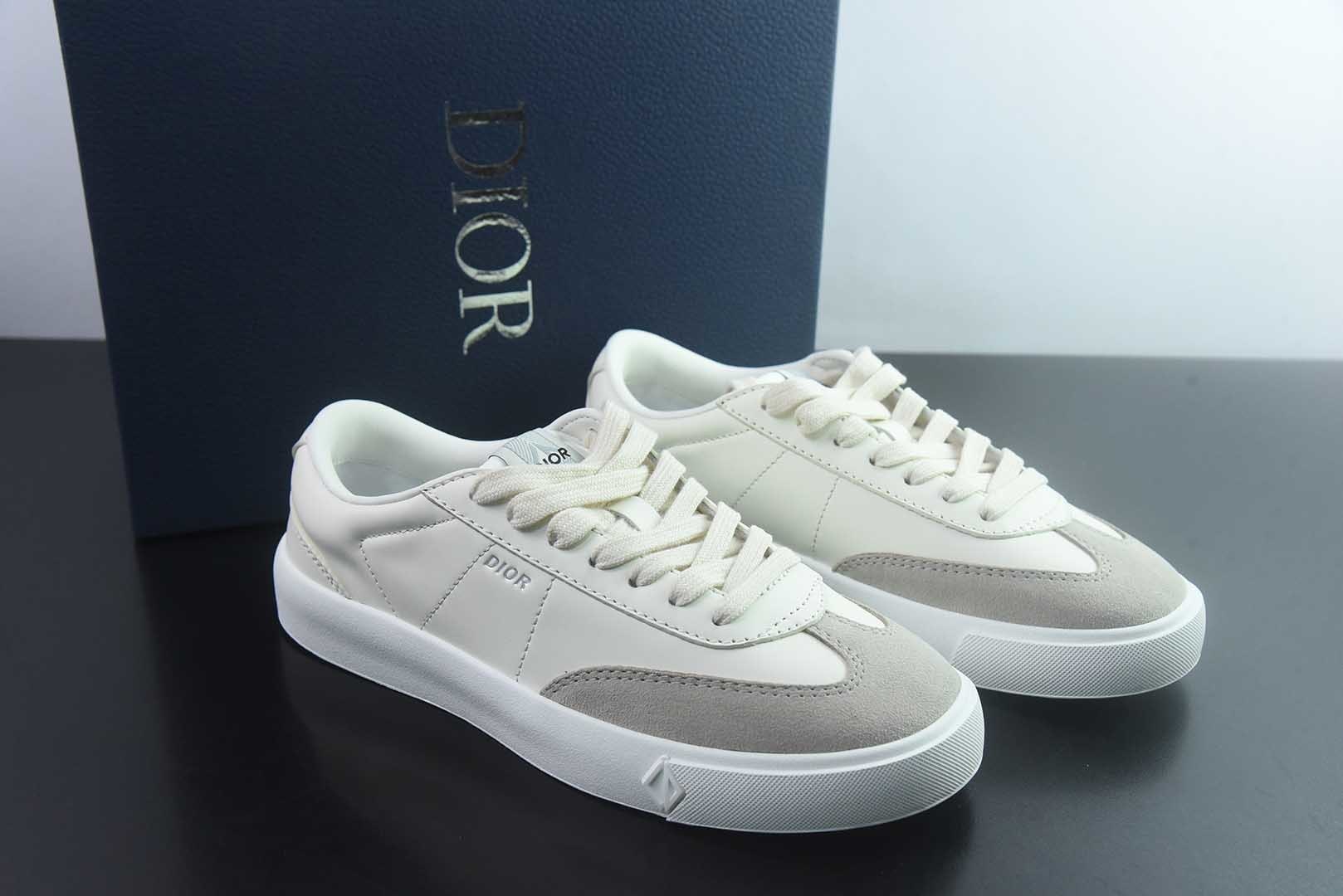 X1版本东莞纯原 Dior 迪奥B101 德训休闲时装板鞋 全灰麂皮款 主图