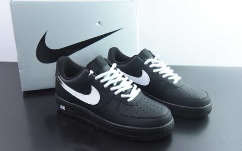 耐克 Nike Air Force 1’07 Low 二次元主题 黑白勾 空军一号低帮休闲板鞋 货号：ZH0316-100纯原版本