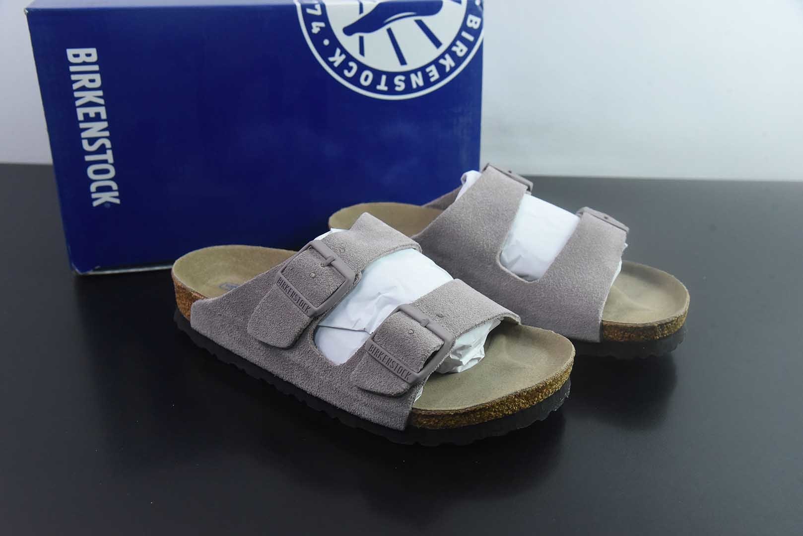Birkenstock Boston 博肯/勃肯 系列上架 牛皮绒面革平底复古软木休闲鞋 二字拖鞋 纯原版本 主图