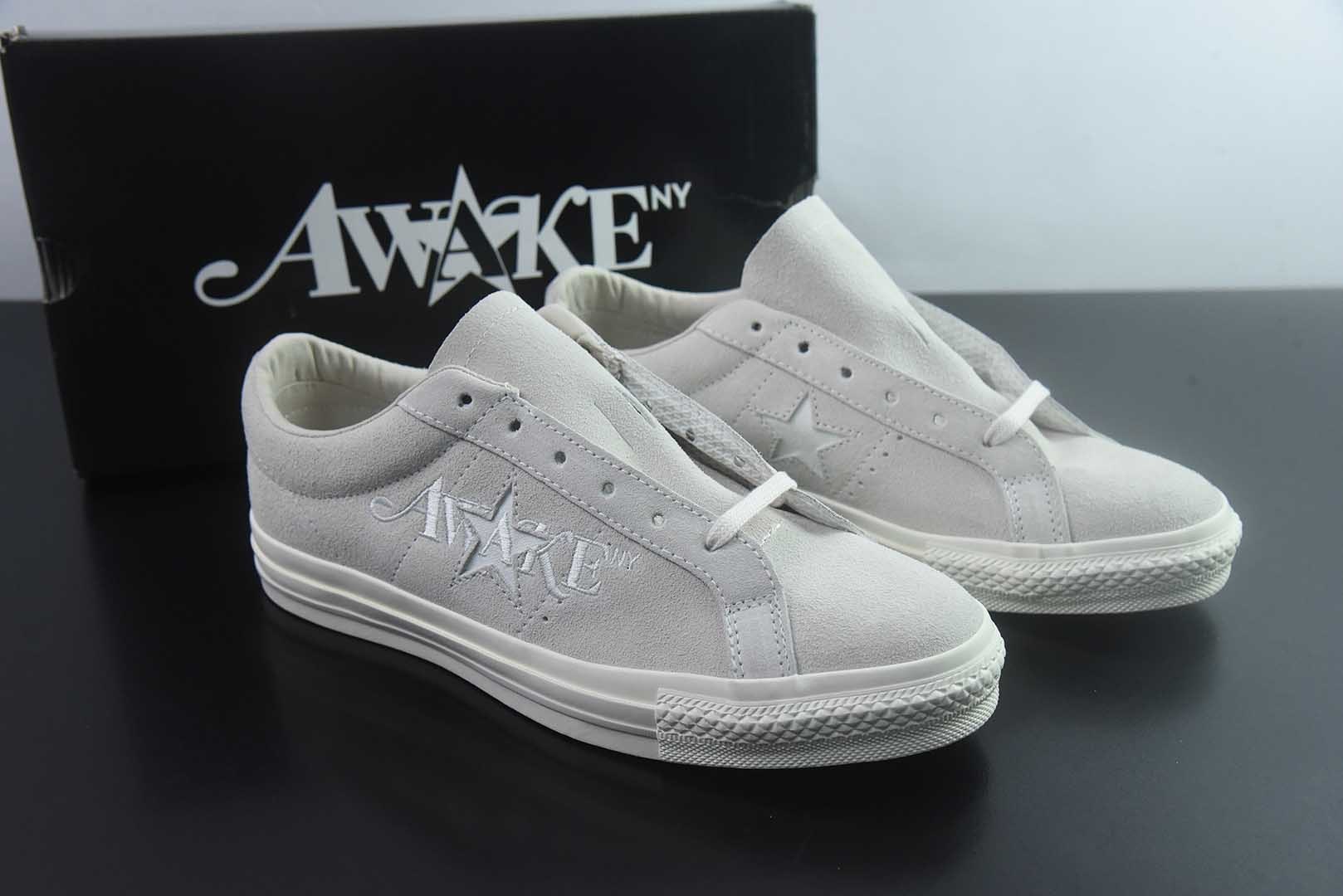 Awake NY x 匡威 Converse One Star Pro 货号:货号:货号:A07144C 米白 纯原版本 主图