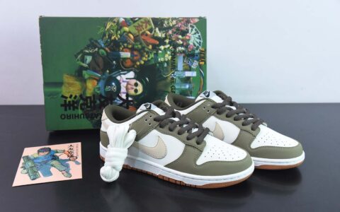 耐克 Nike SB Dunk Low 大友克洋白棕绿 货号：TT3636 006纯原版本