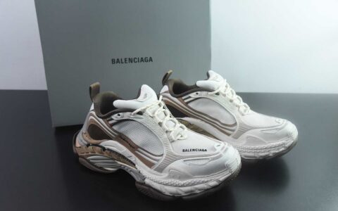 OK版Balenciaga 巴黎世家 二十四代 Triple S .2Gradient 厚底系带低帮老爹鞋 货号：865849-WTRS2-2290 纯原版本