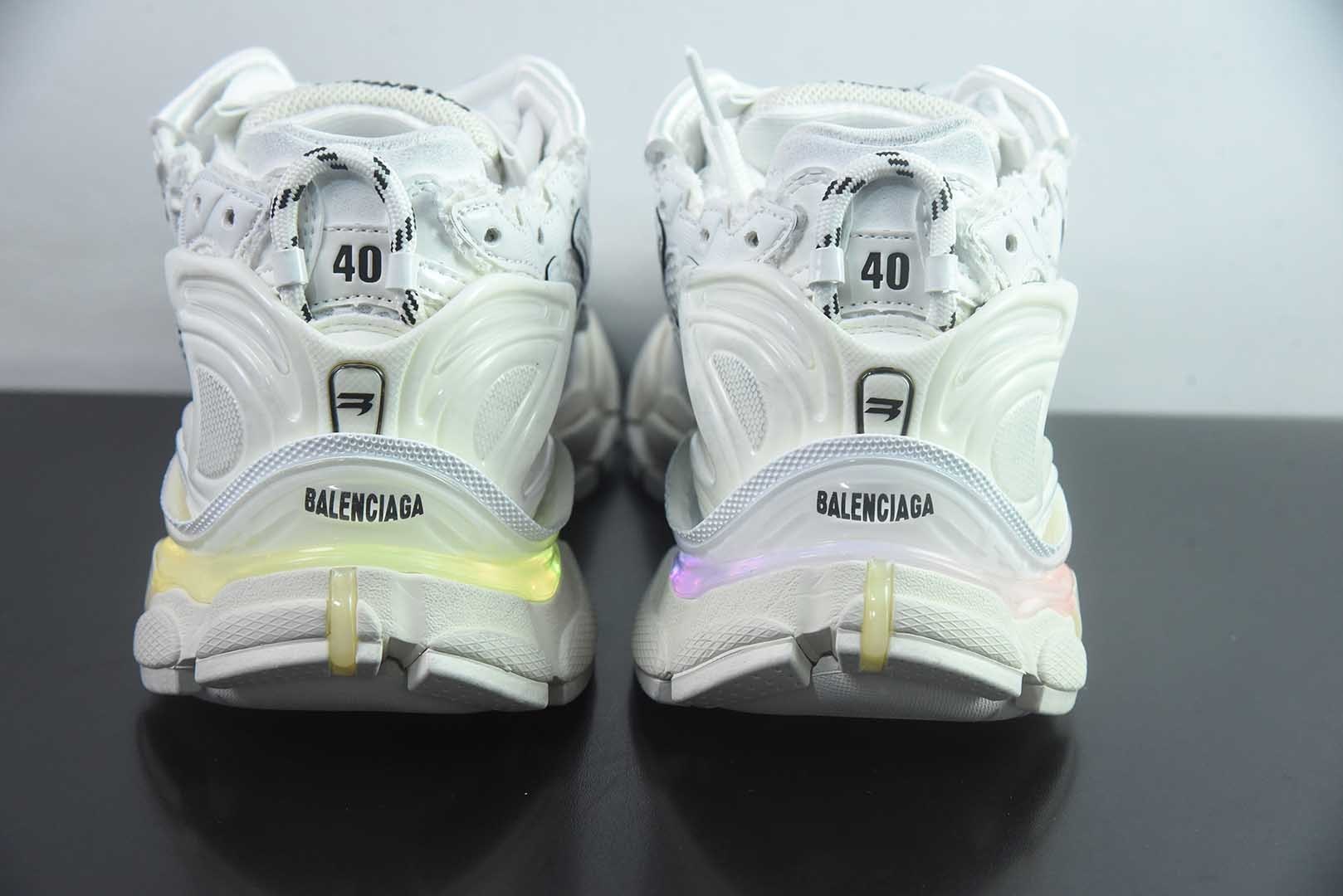 巴黎世家 七代半灯鞋Balenciaga ok巴黎7.5巴黎世家 最新配色潮流复古休闲鞋:35-46 纯原版本 实拍细节图