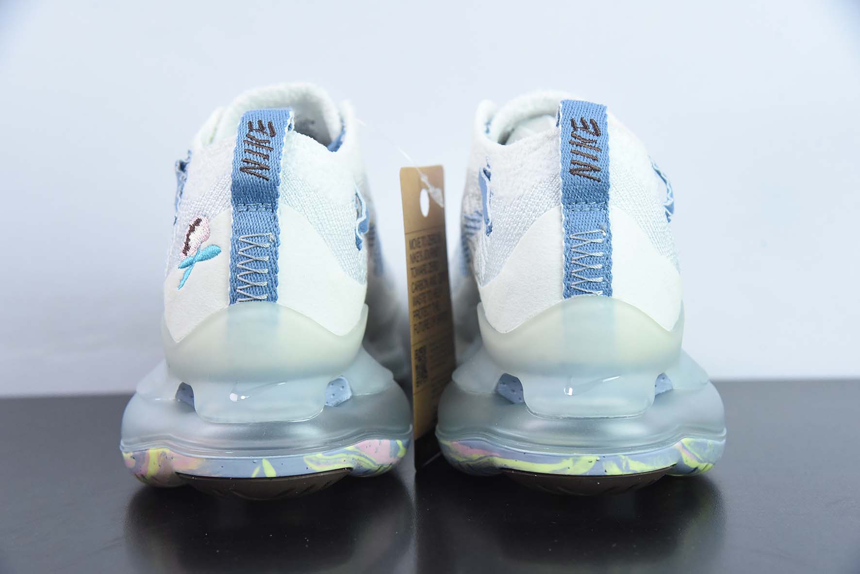 纯原版本 气垫 W 耐克 Nike Vapor Max 白蓝 蒸汽大气垫慢跑鞋 货号:FJ 纯原版本 货号:FJ7736-141 实拍细节图