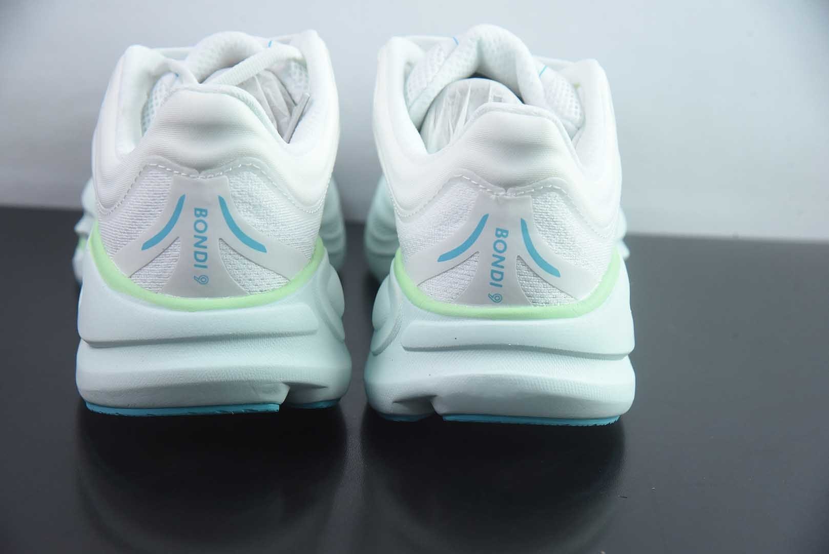 HOKA ONE ONE Bondi 9 舒适百搭 合成革防滑耐磨 低帮 休闲短跑跑步 纯原版本 货号:1162012-FTCL 实拍细节图