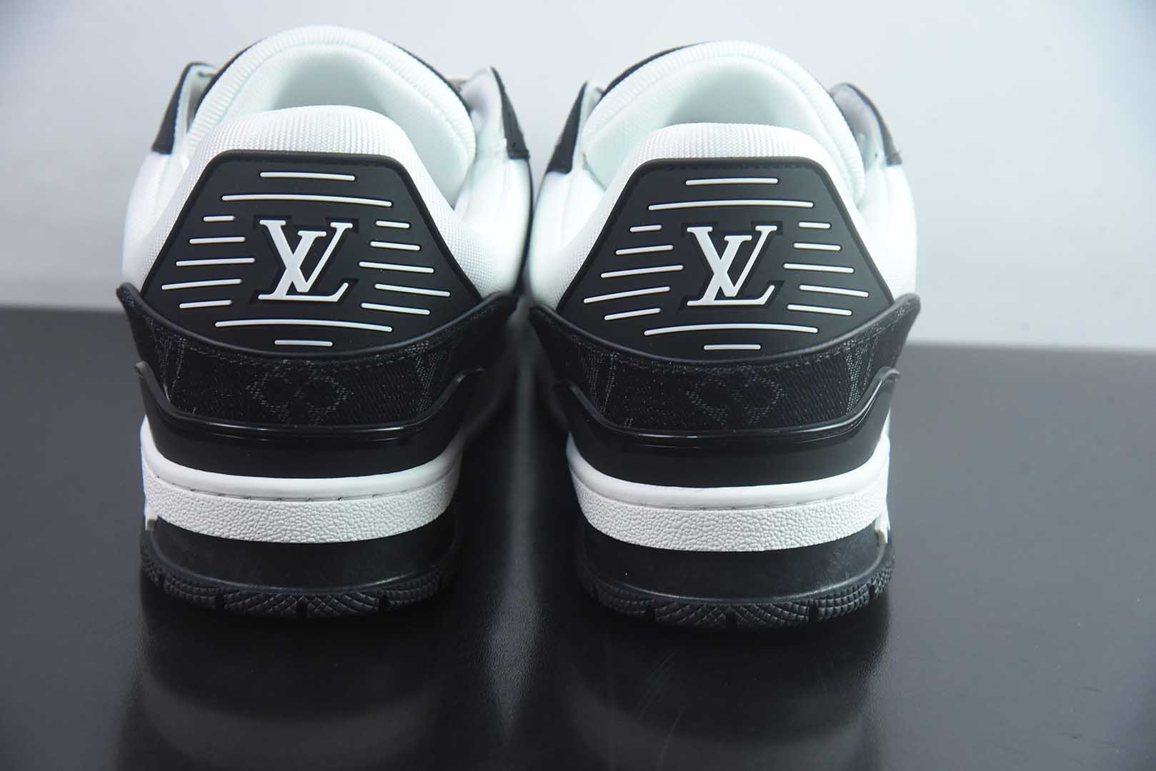 Louis Vuitton 路易威登 LV Trainer 黑白牛仔 35-46 纯原版本 实拍细节图