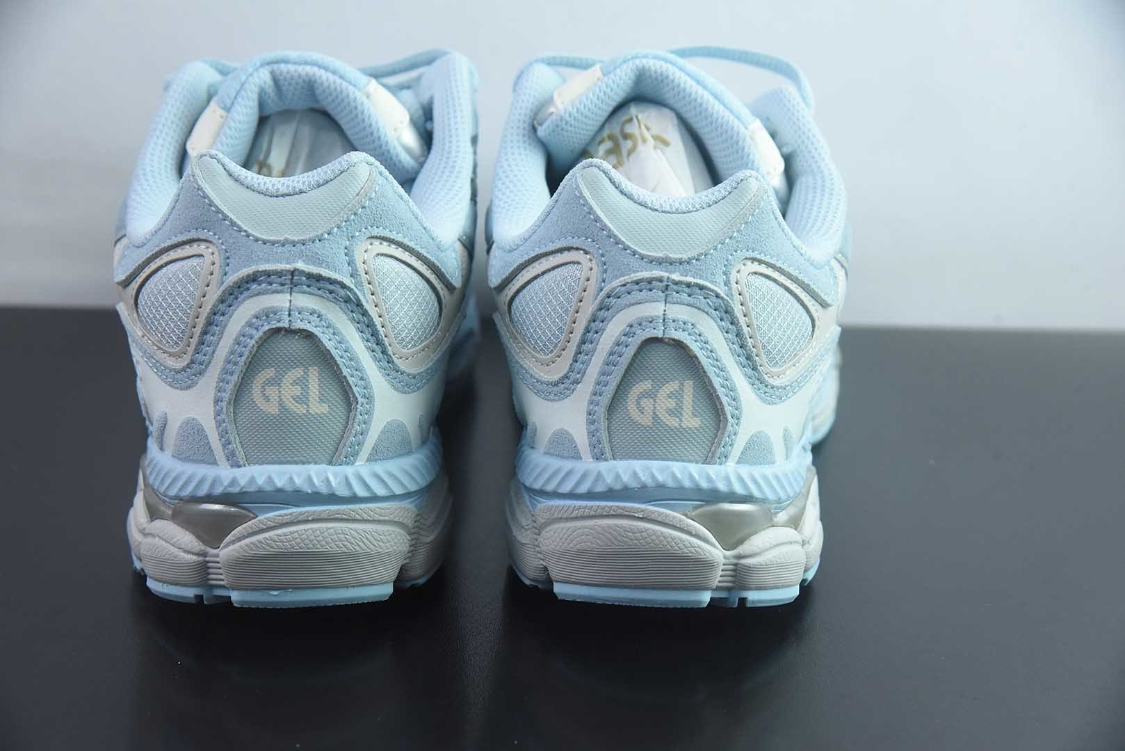 ASICS GEL-NYC 亚瑟士 透气网眼鞋面 配合部分合成革材质 采用全新AHAR 纯原版本 货号:1203A739-401 实拍细节图