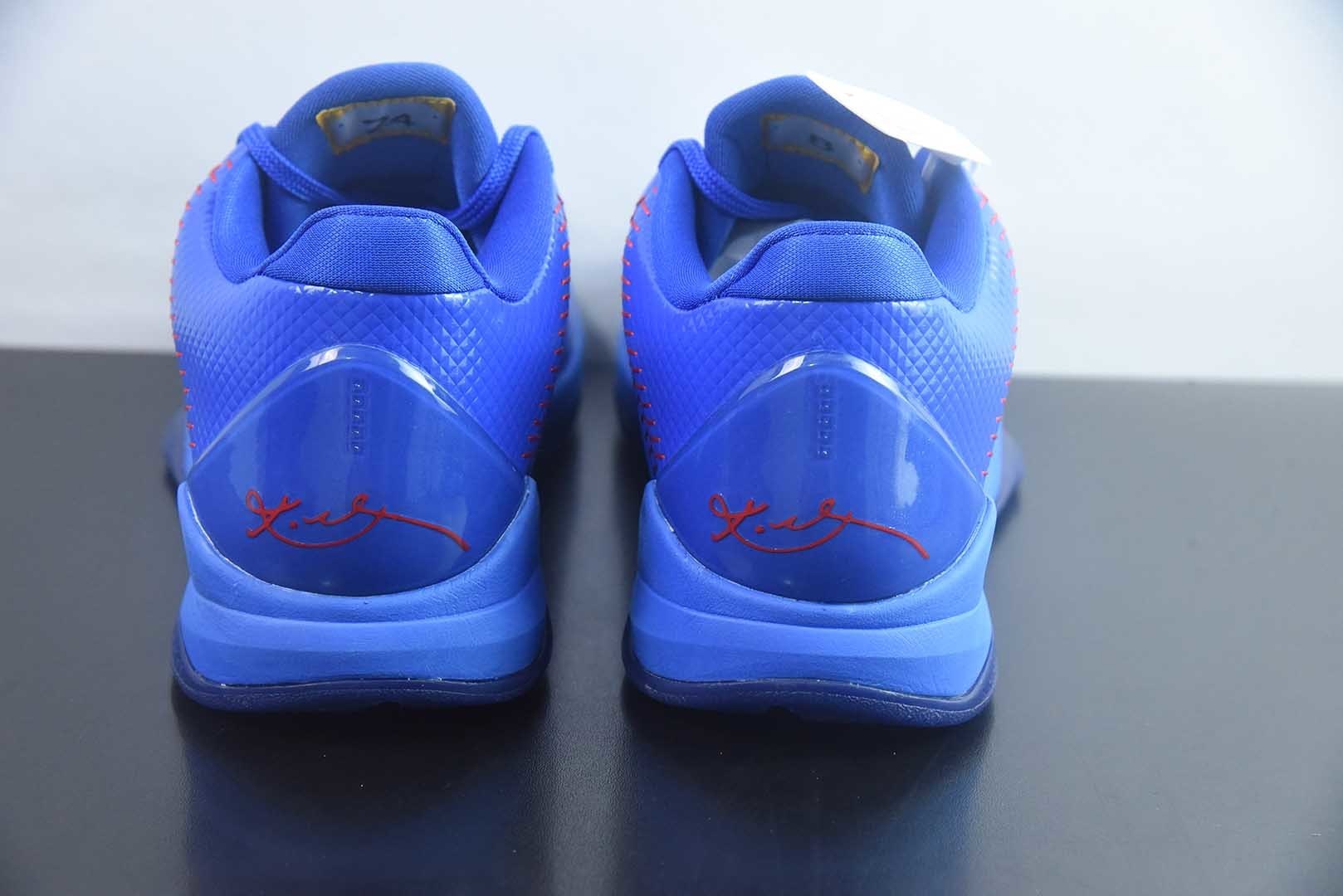 灭世/Max 耐克 Nike Zoom Kobe ZK5 科比5代 道奇蓝 灭世海外球员版 纯原版本 货号:IO6256-400 实拍细节图