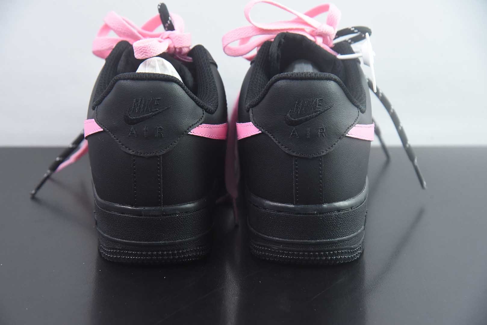 耐克 Nike Air Force 1 “Black Peach Berry”空军一号定制 纯原版本 货号:CW2288-512 实拍细节图