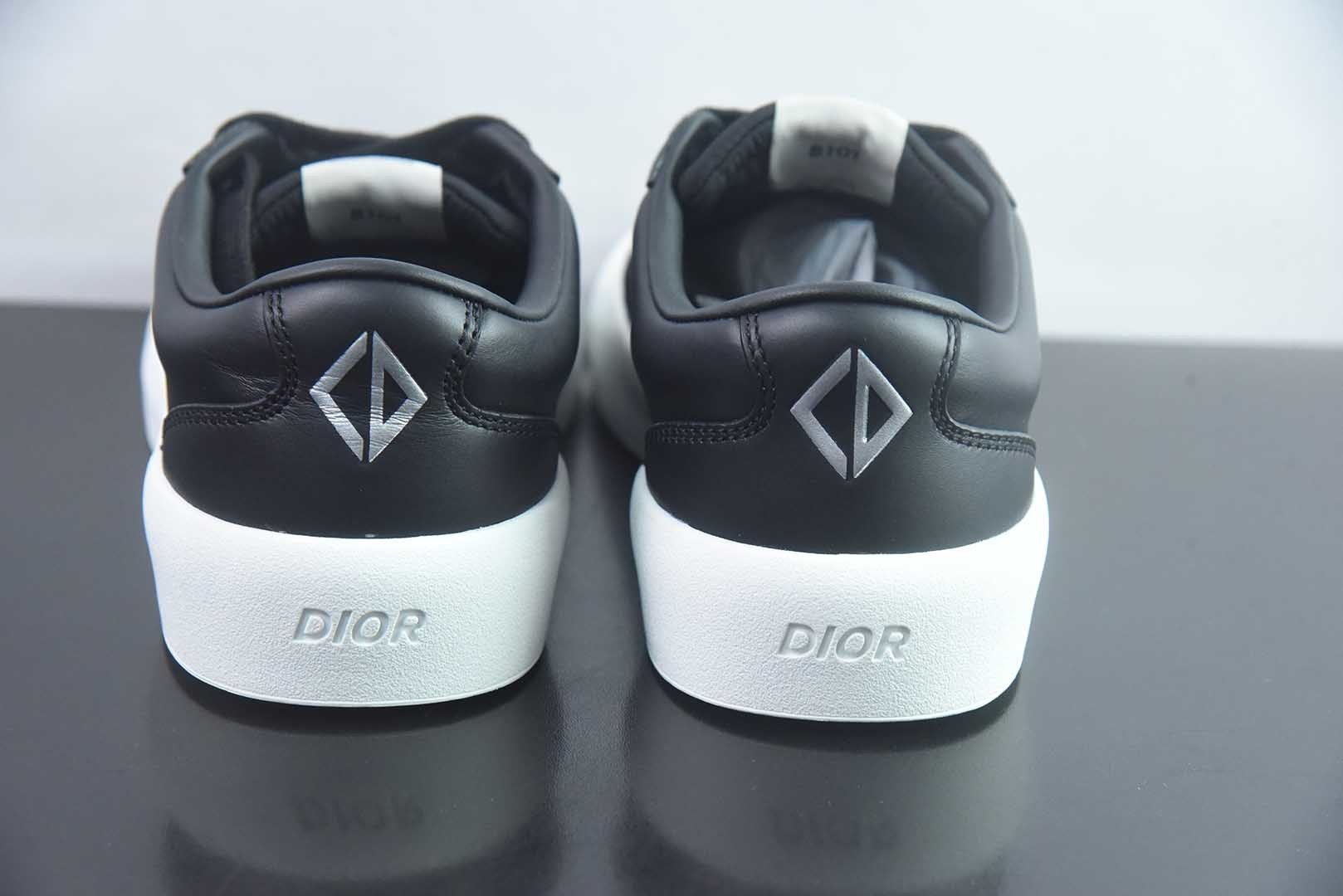 X1版本东莞纯原 Dior 迪奥B101 德训休闲时装板鞋 全灰麂皮款 实拍细节图