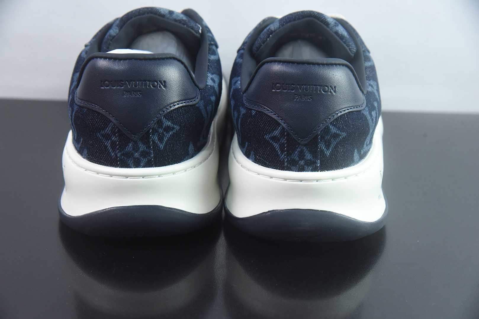 LV Tilted 牛皮革 饼干鞋 淡紫格纹 纯原版本 实拍细节图