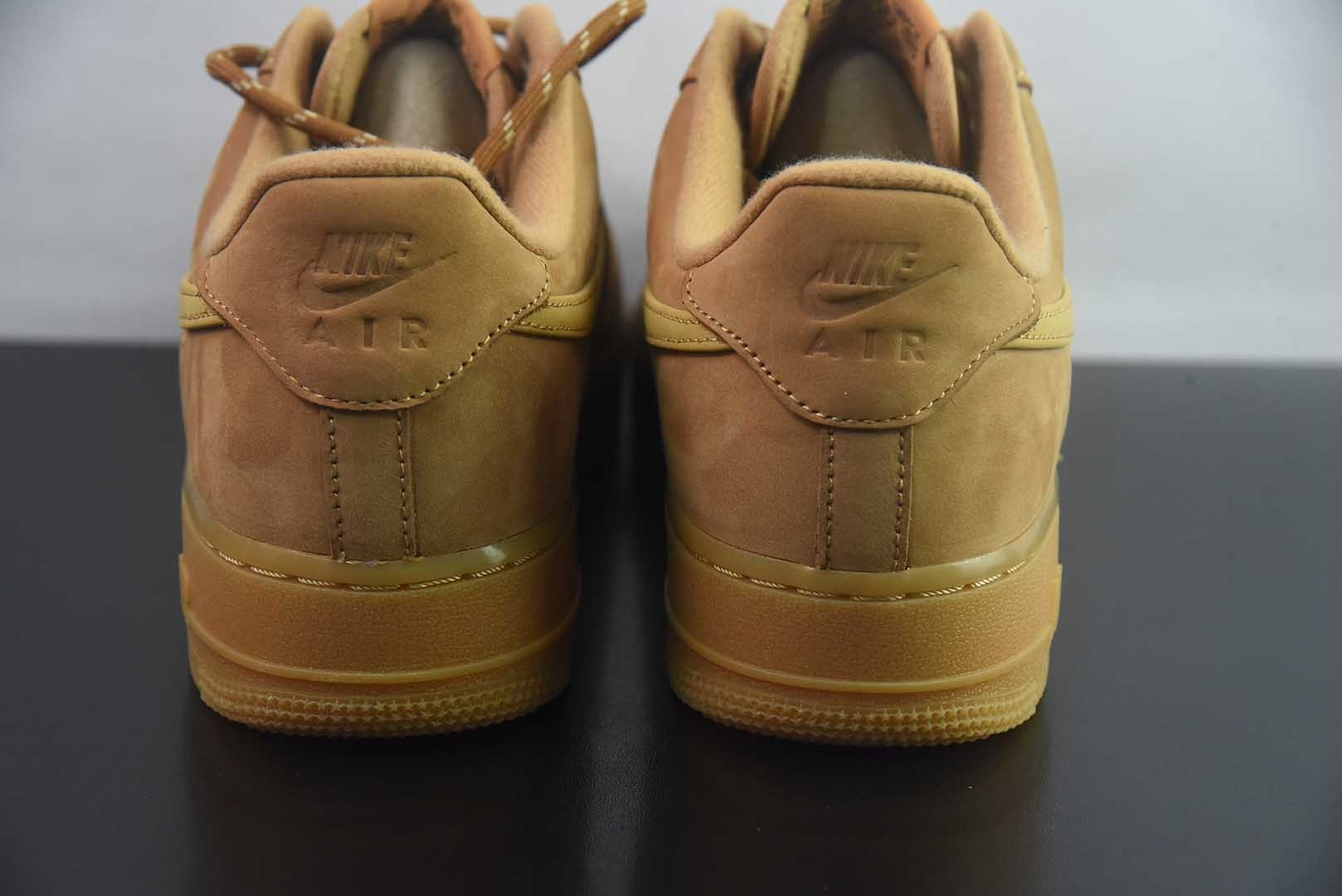 CS/DC版本 2026版 最新款空军小麦低帮 耐克 Nike Air Force 1 Low 小麦 纯原版本 货号：CJ9179 200 实拍细节图