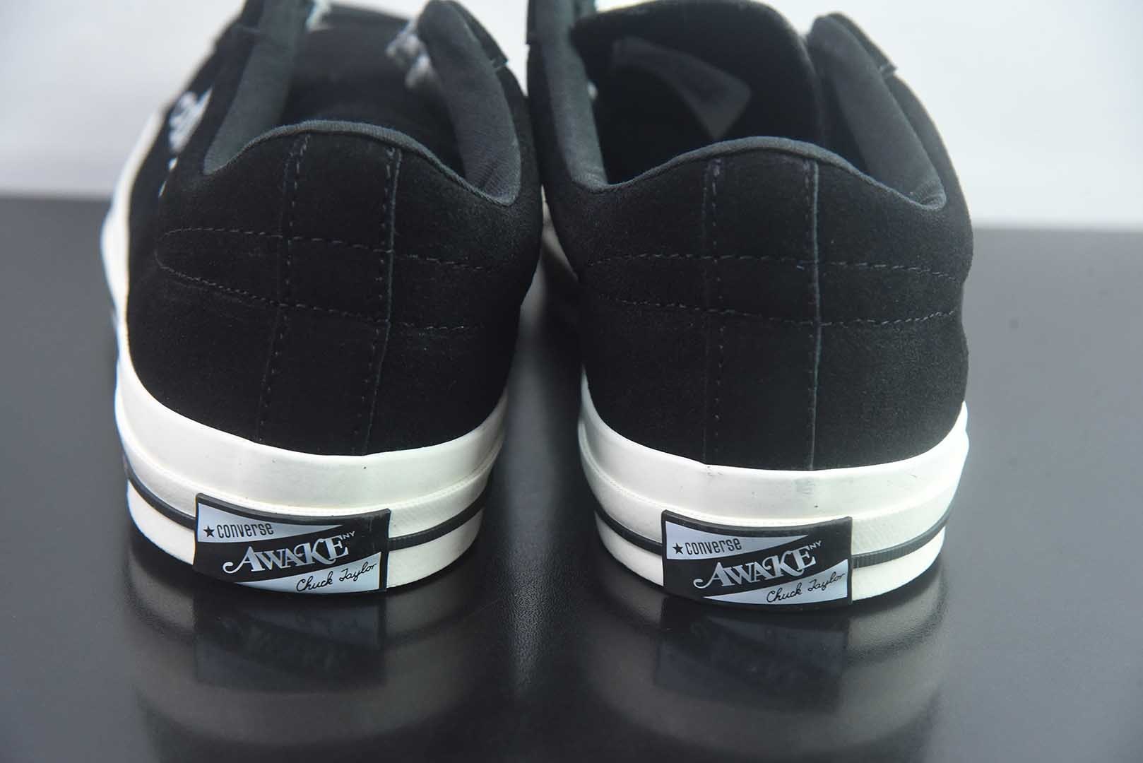 Awake NY x 匡威 Converse One Star Pro 货号:A07143C 黑白 纯原版本 实拍细节图