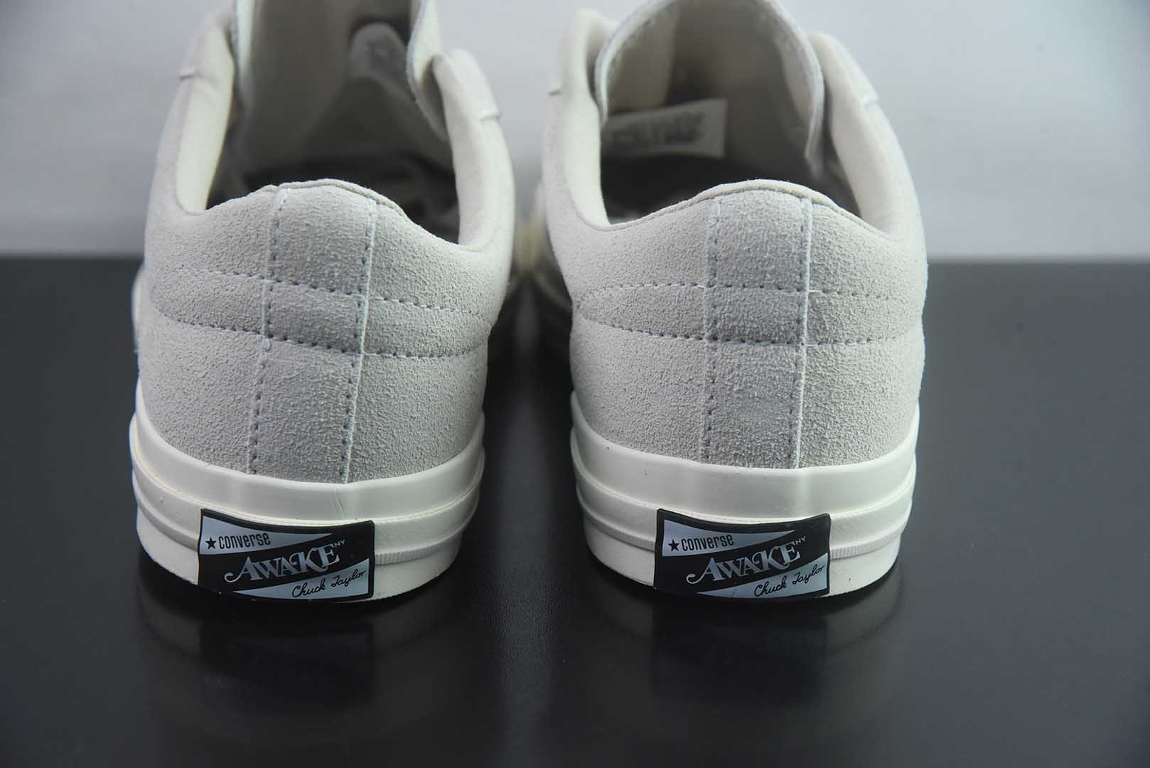Awake NY x 匡威 Converse One Star Pro 货号:货号:货号:A07144C 米白 纯原版本 实拍细节图