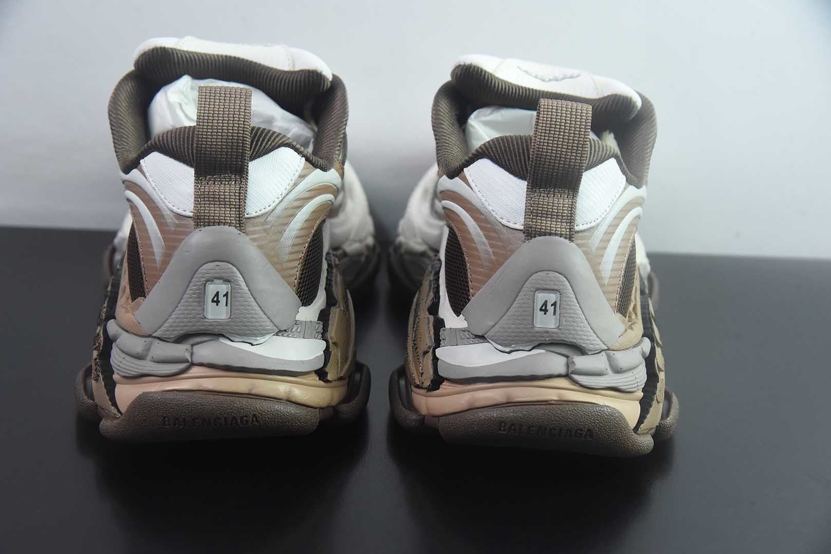 OK版Balenciaga 巴黎世家 二十四代 Triple S .2Gradient 厚底系带低帮老爹鞋 货号:865849-WTRS2-2290 纯原版本 实拍细节图