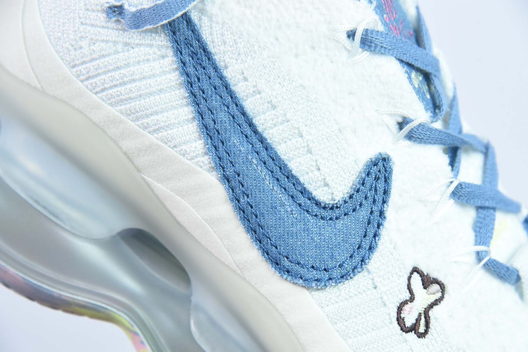 纯原版本 气垫 W 耐克 Nike Vapor Max 白蓝 蒸汽大气垫慢跑鞋 货号:FJ 纯原版本 货号:FJ7736-141 实拍细节图