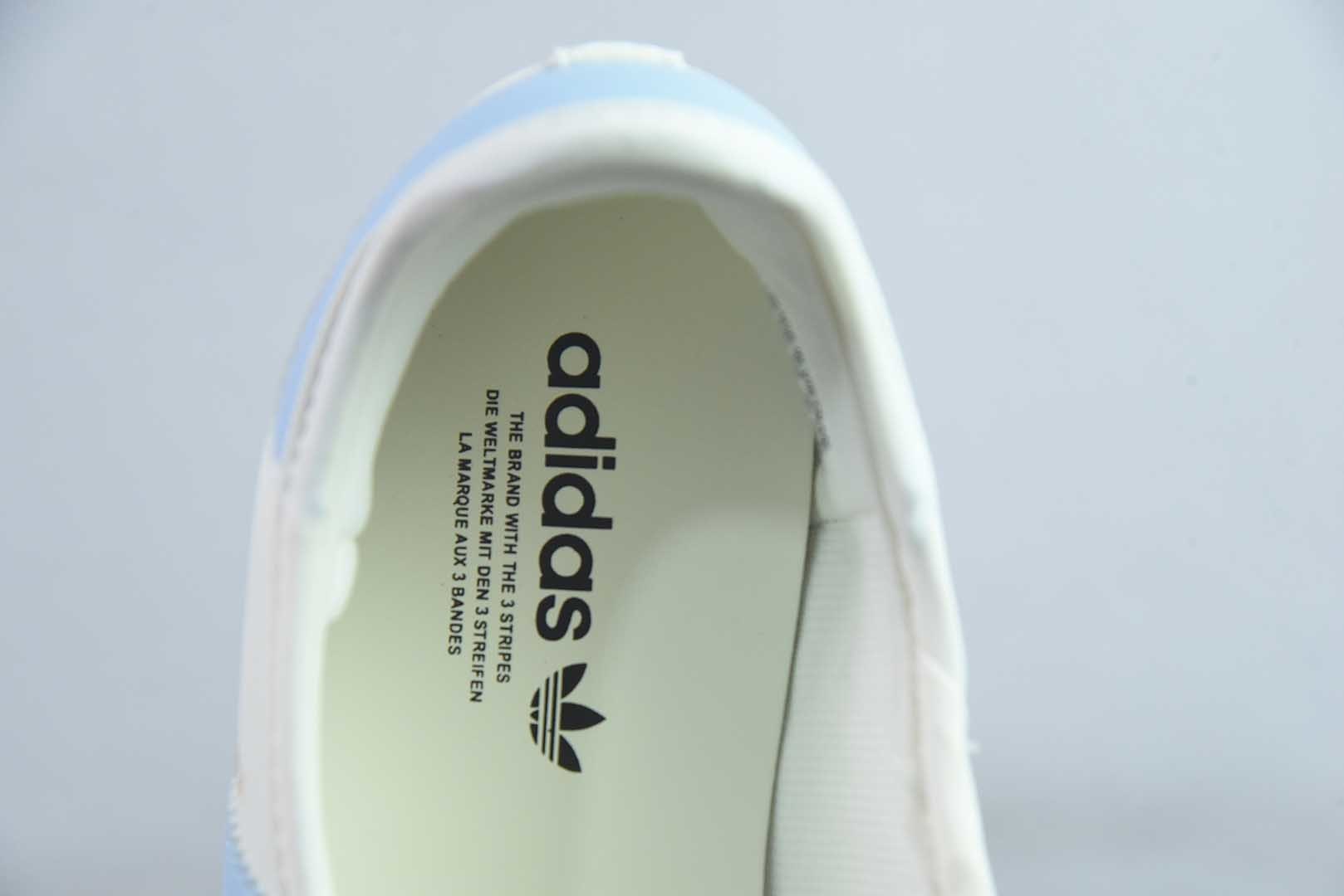阿迪达斯 adidas originals Samba Jane 舒适柔软 玛丽珍鞋 女款 白蓝 纯原版本 货号：JR7339 实拍细节图