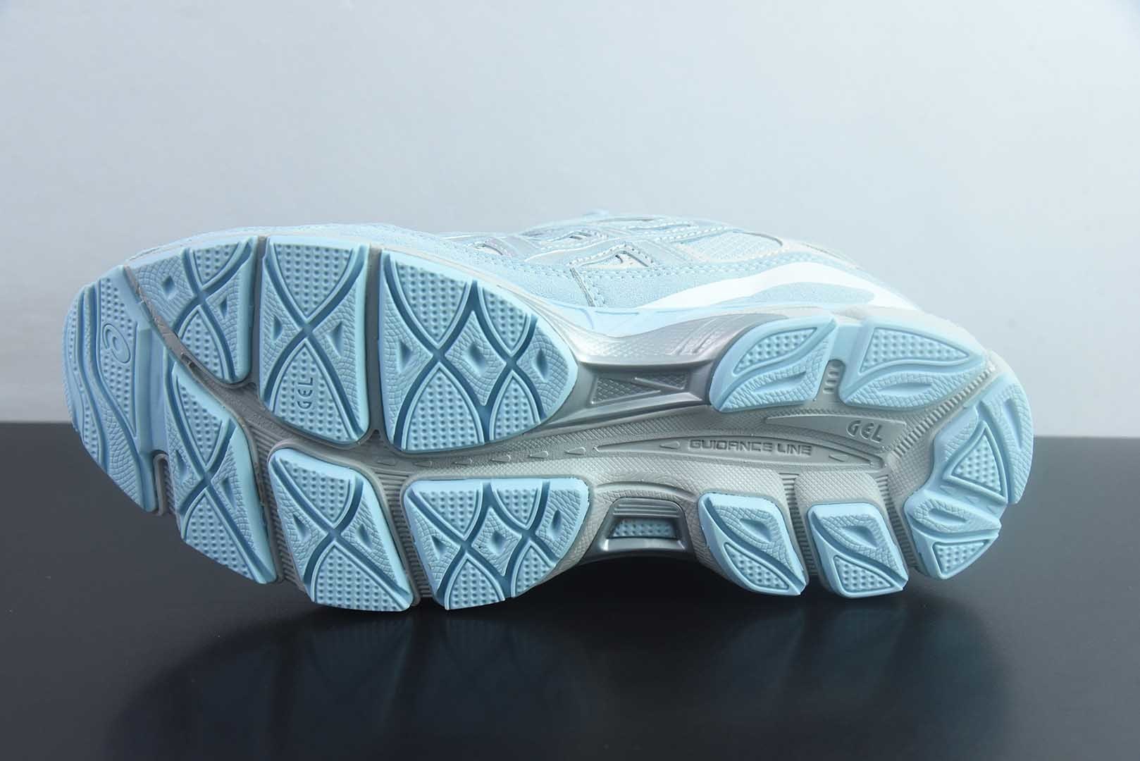 ASICS GEL-NYC 亚瑟士 透气网眼鞋面 配合部分合成革材质 采用全新AHAR 纯原版本 货号:1203A739-401 实拍细节图
