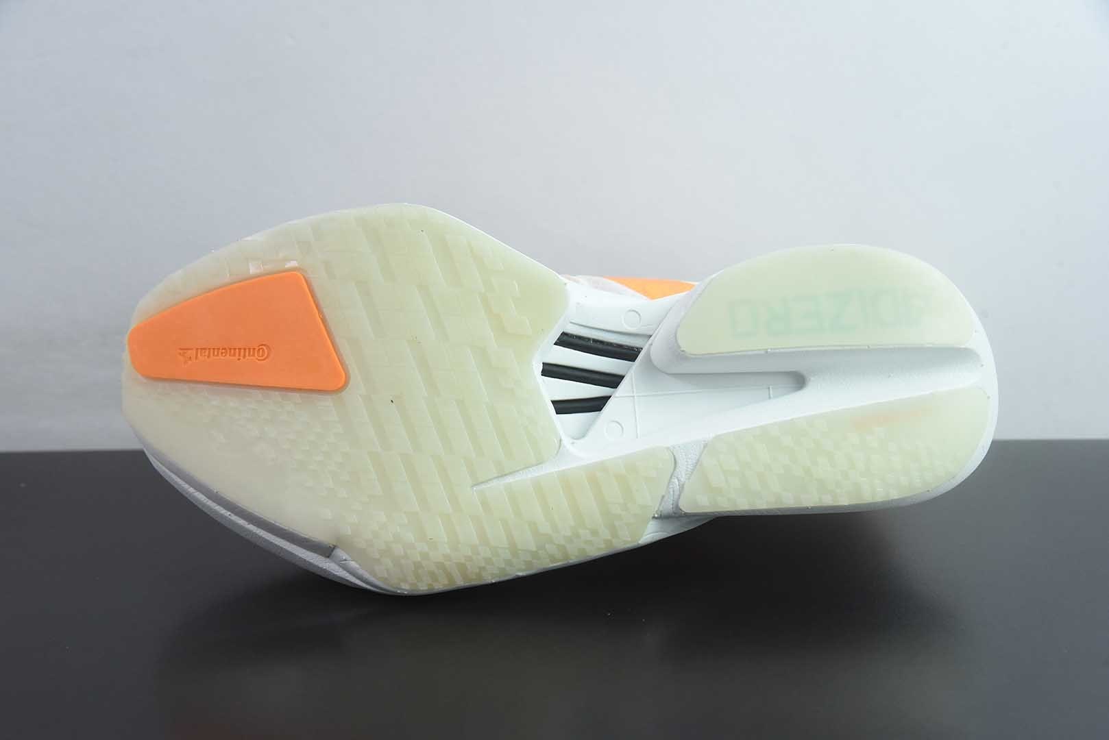 阿迪达斯 adidas Adizero Adios Pro 4 白橙 纯原版本 货号：JR1241 实拍细节图
