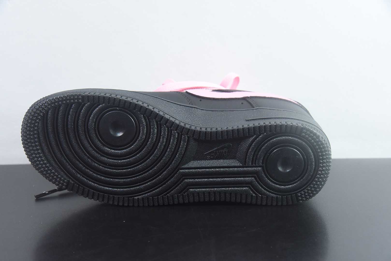 耐克 Nike Air Force 1 “Black Peach Berry”空军一号定制 纯原版本 货号:CW2288-512 实拍细节图