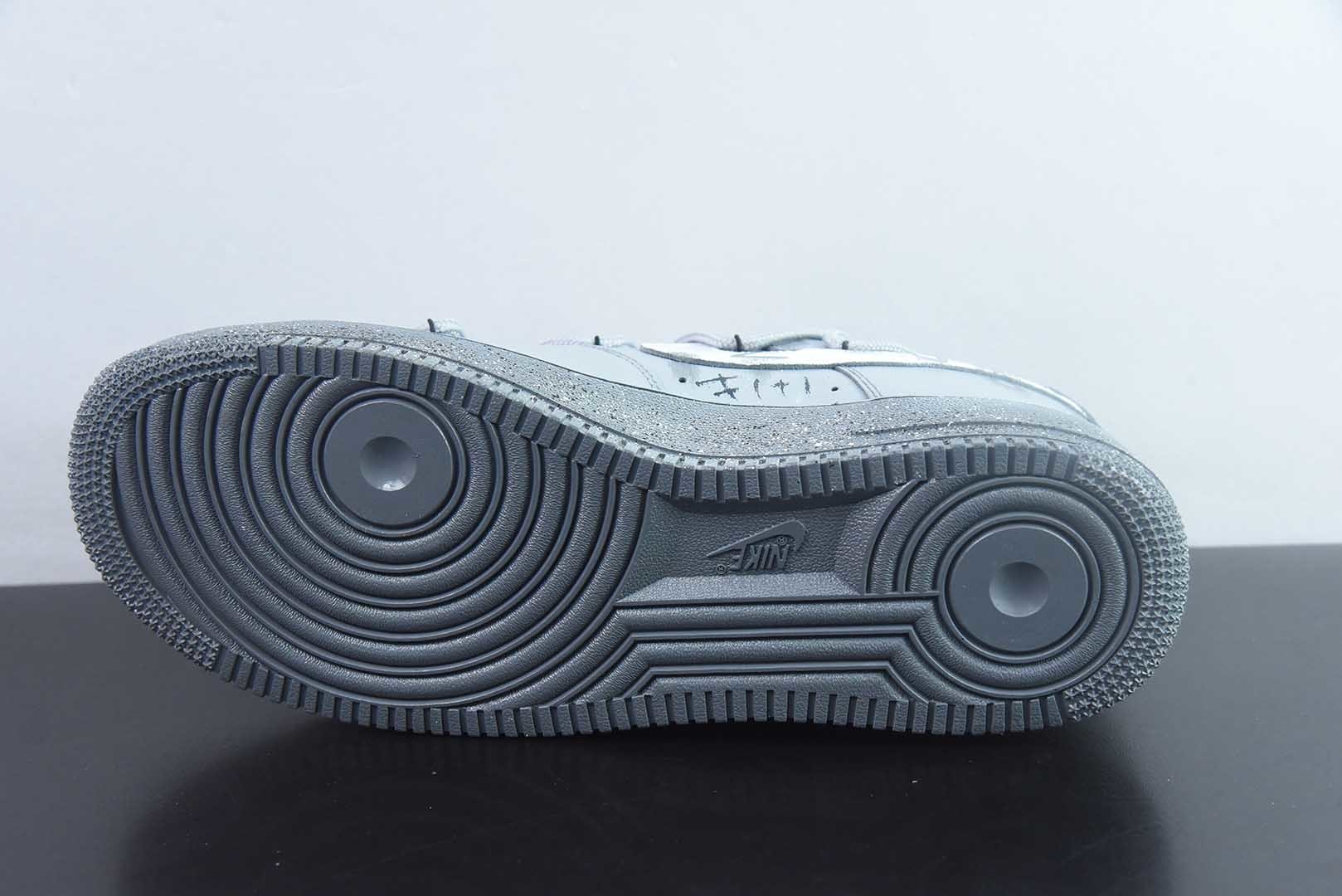 耐克 Nike Air Force 1'07 Low "ootp" 手绘涂鸦 水泥墙 空军一号低帮休闲板鞋 CW2288-110 纯原版本 实拍细节图