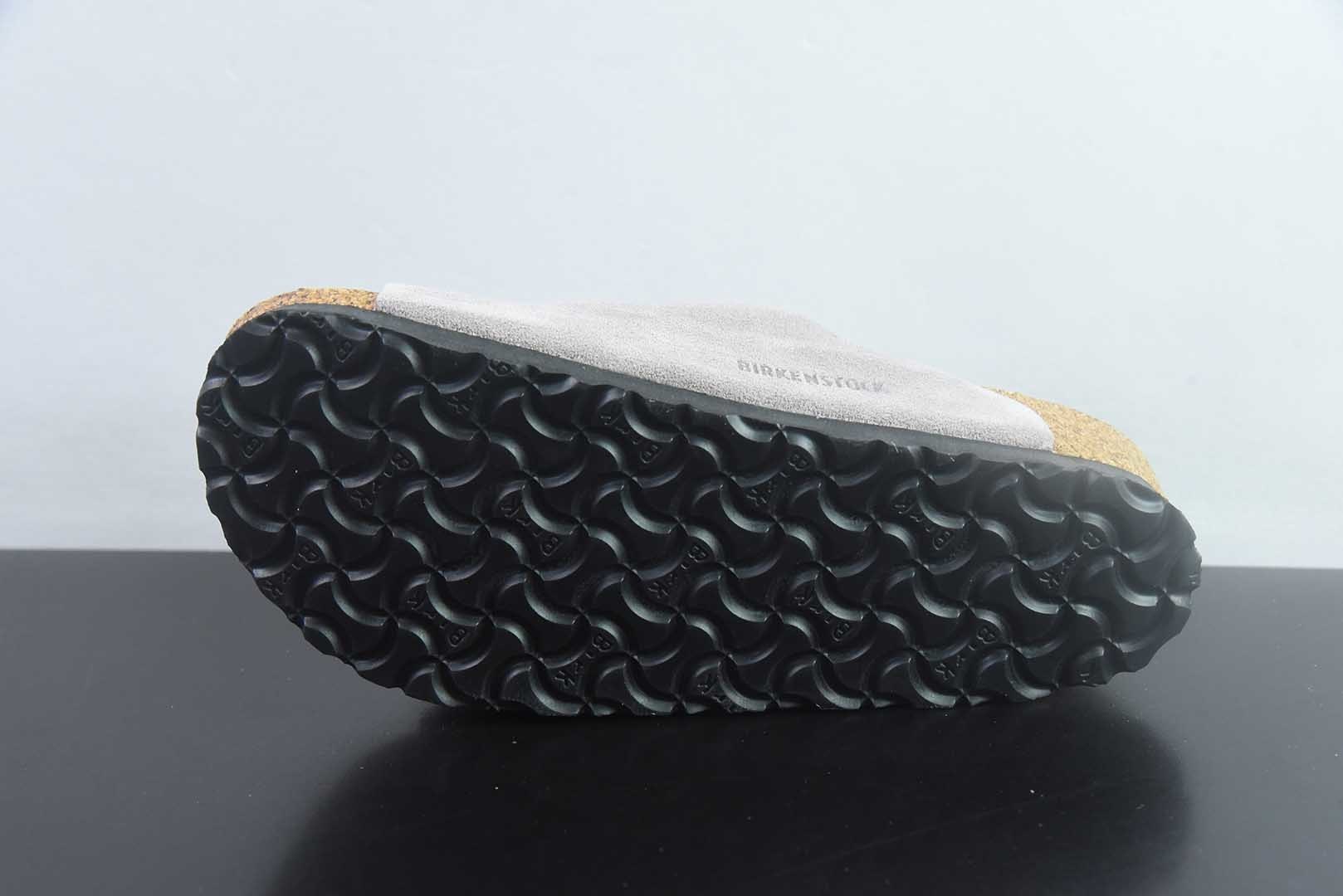 Birkenstock Boston 博肯/勃肯 系列上架 牛皮绒面革平底复古软木休闲鞋 二字拖鞋 纯原版本 实拍细节图