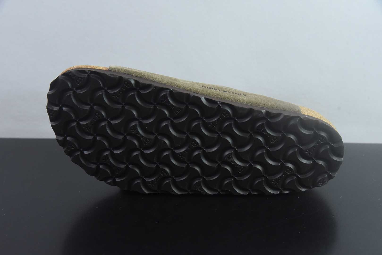 Birkenstock Boston 博肯/勃肯 系列上架 牛皮绒面革平底复古软木休闲鞋 二字拖鞋 纯原版本 实拍细节图