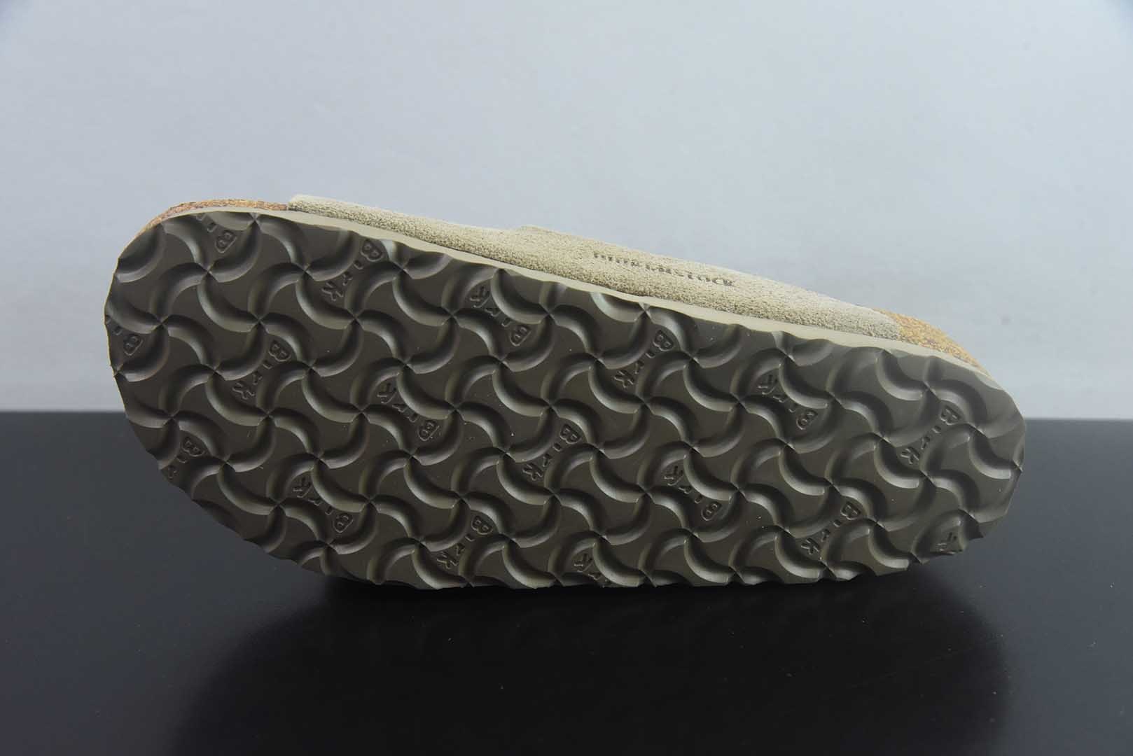 Birkenstock Boston 博肯/勃肯 系列上架 牛皮绒面革平底复古软木休闲鞋 二字拖鞋 纯原版本 实拍细节图
