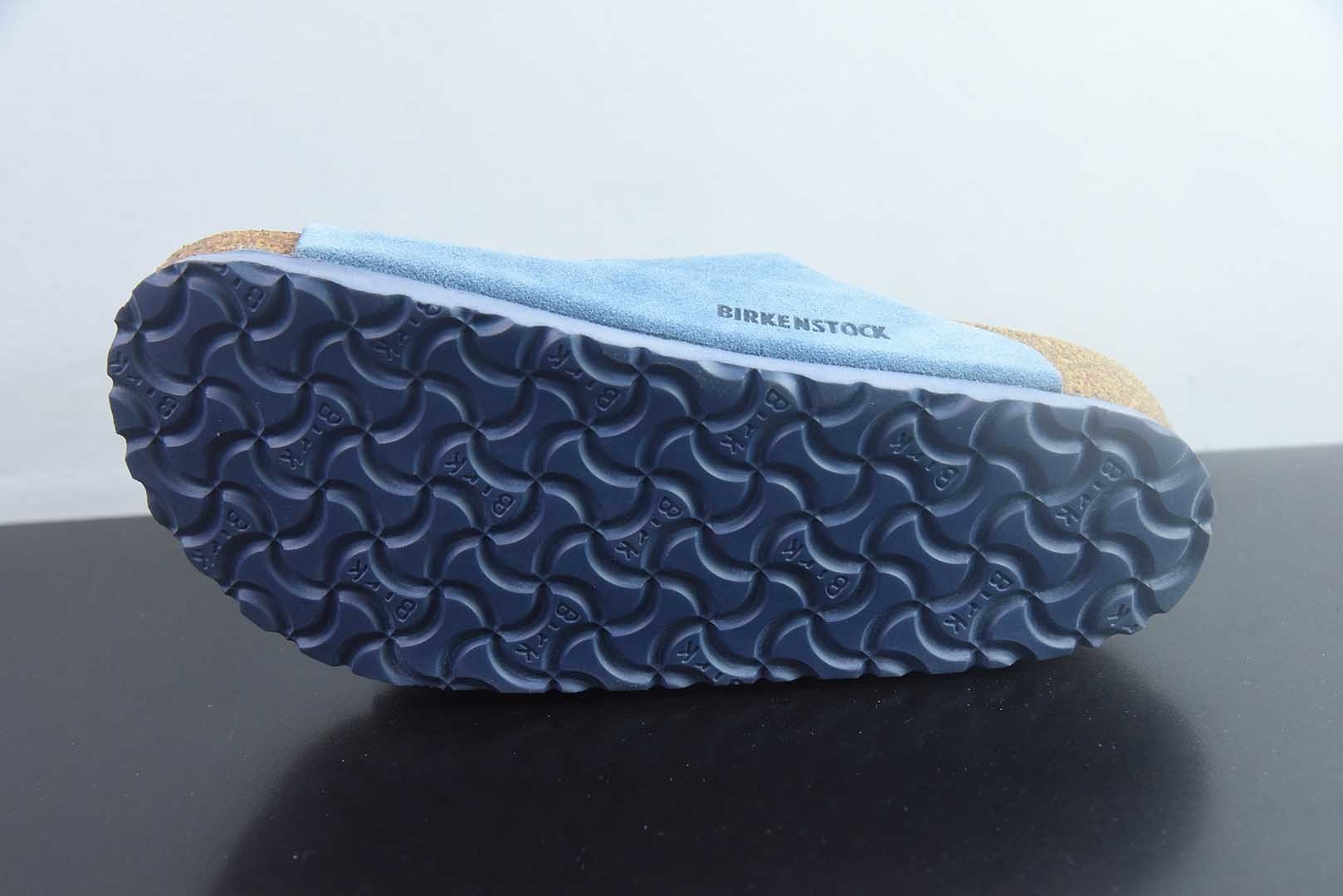 Birkenstock Boston 博肯/勃肯 系列上架 牛皮绒面革平底复古软木休闲鞋 二字拖鞋 纯原版本 实拍细节图